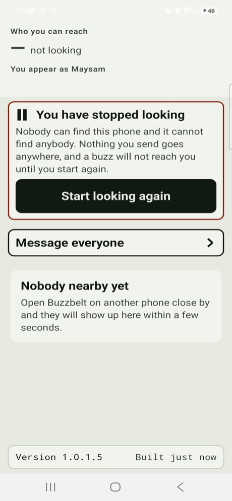 Screenshot 1 von Buzzbelt